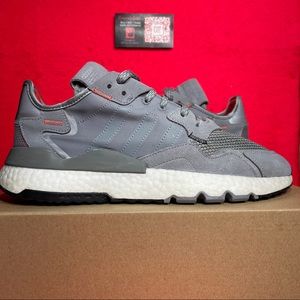 Adidas Originals Nite Jogger Shoes Men's Gray EE5869 Size 10